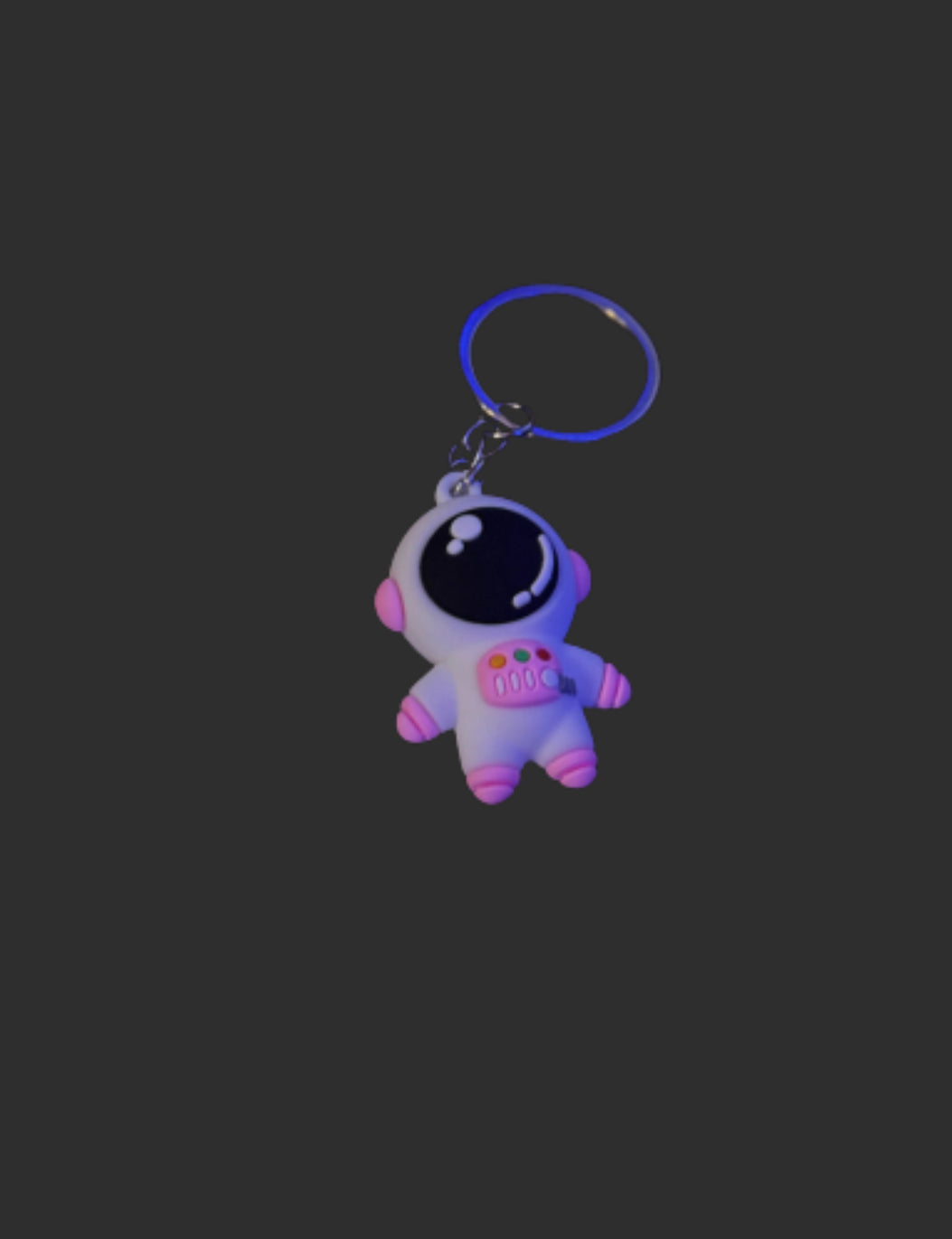 Astronaut Keychain Charm