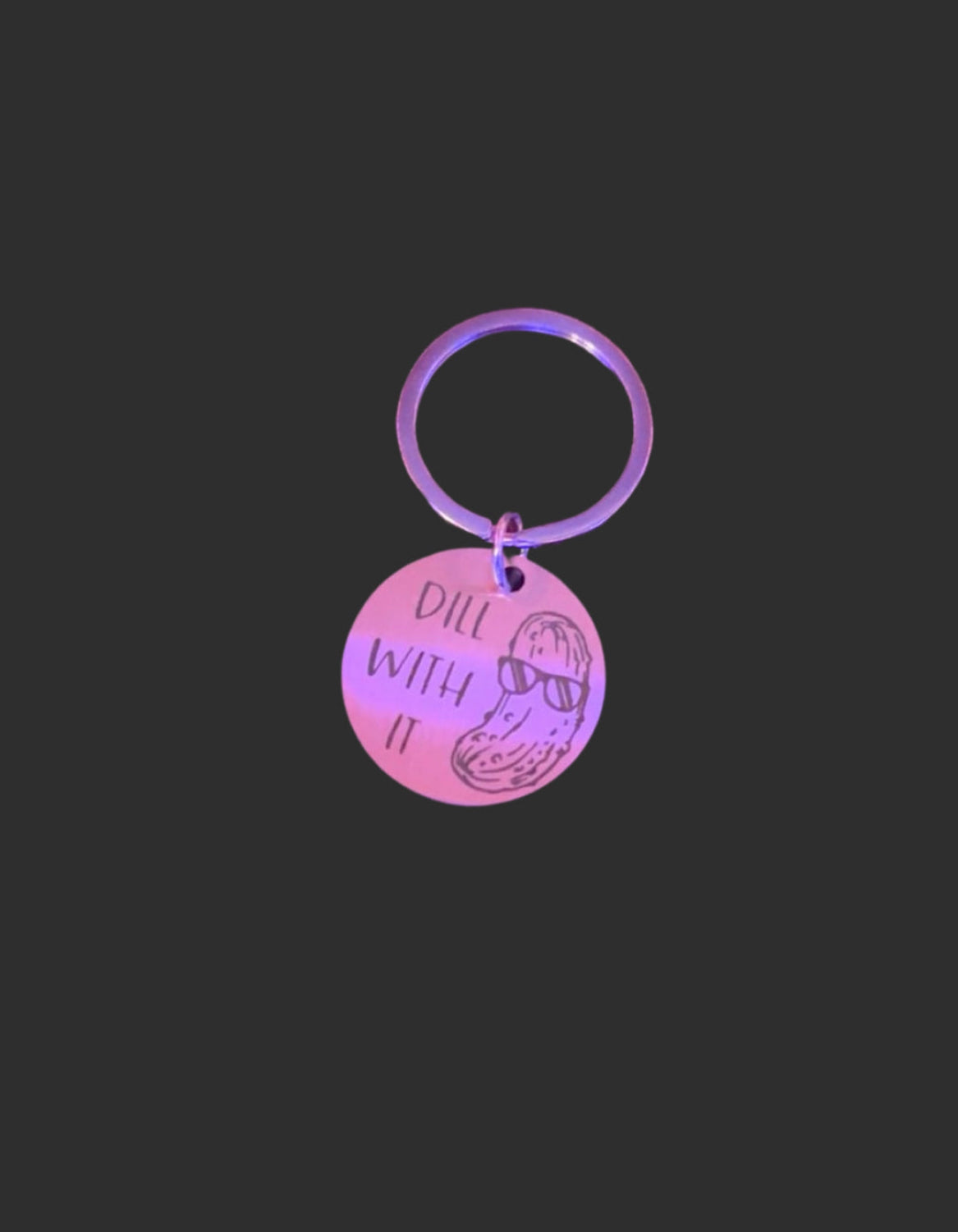 Dill Pickle Keychain Charm