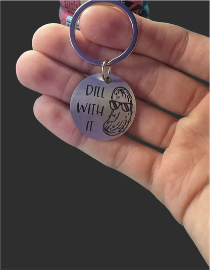 Dill Pickle Keychain Charm